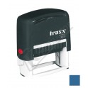 Ștampilă Traxx 9012 cu tușieră albastră (48 x 18 mm )